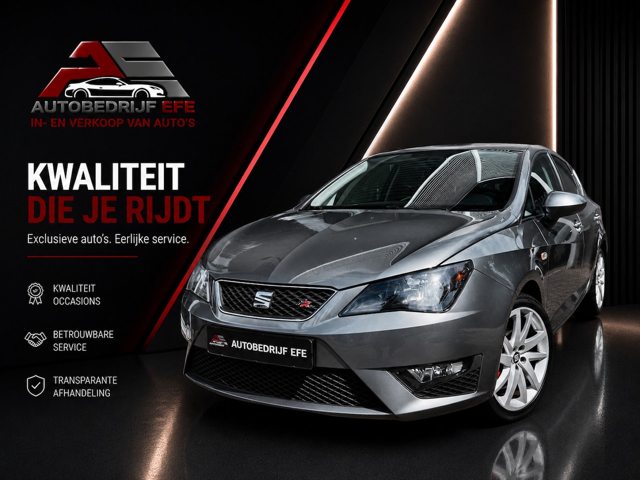 SEAT Ibiza - 1.2 TSI FR Airco*Led*Rode remklauw - AutoWereld.nl