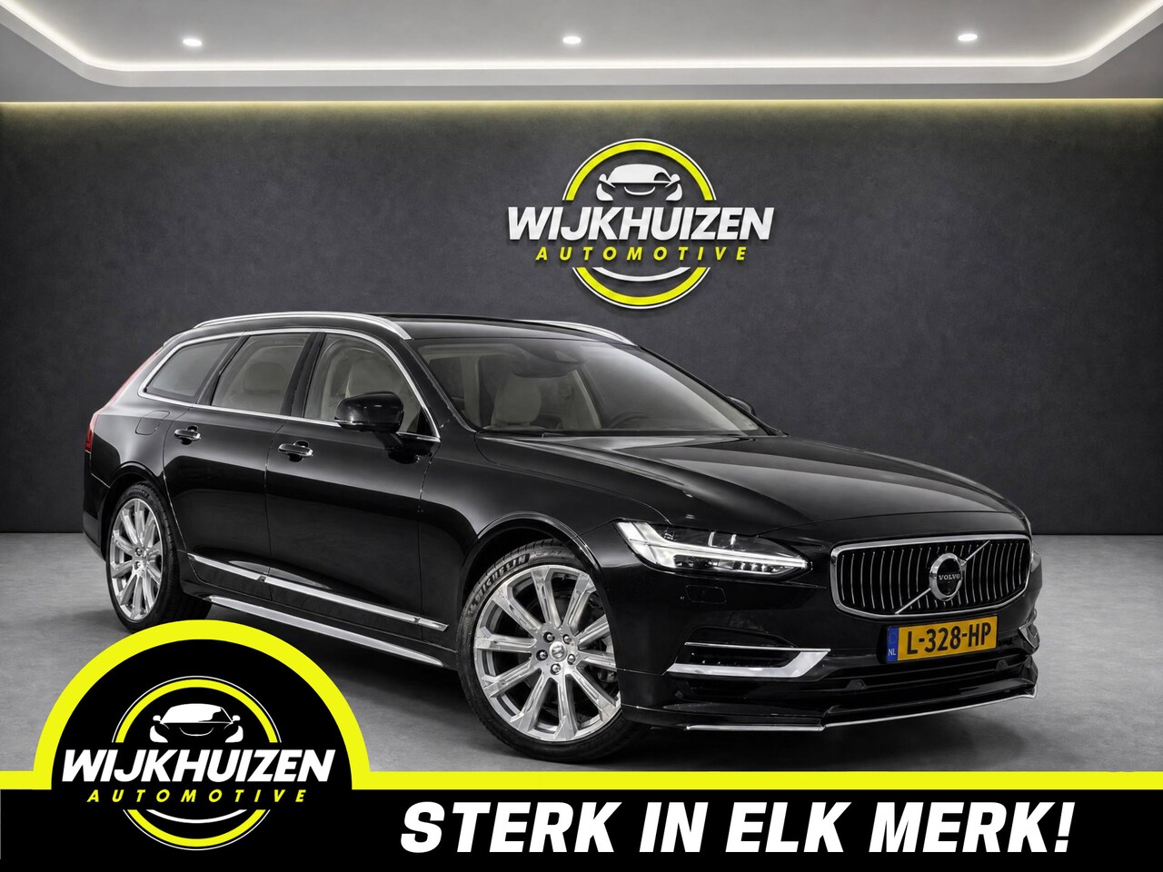 Volvo V90 - 2.0 T8 AWD Inscription met Panorama dak !!! Leder !!! Camera !!! Trekhaak !!! - AutoWereld.nl