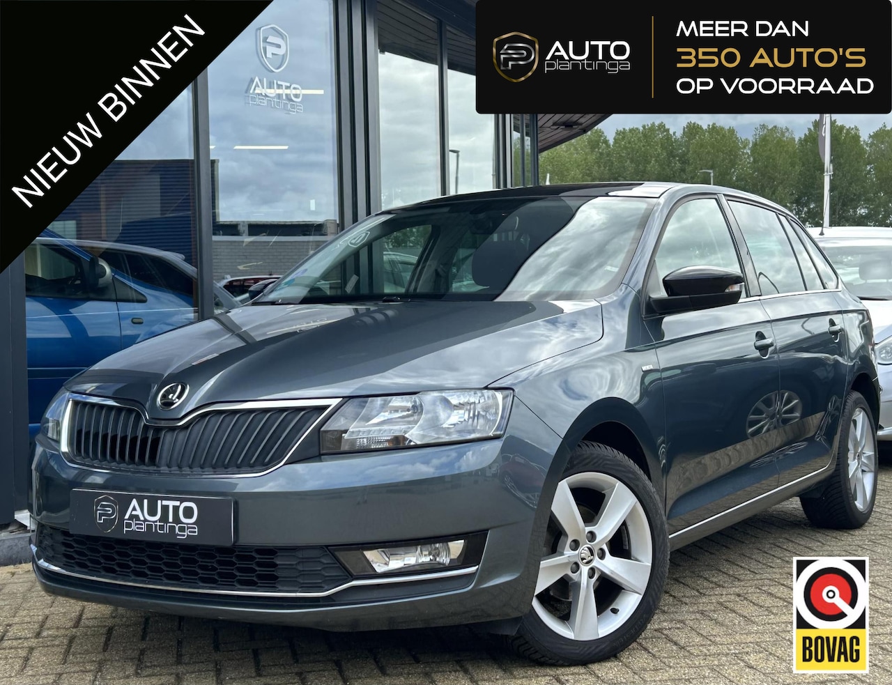 Skoda Rapid Spaceback - 1.0 TSI Greentech Clever 95PK | ZEER NETTE STAAT | NL AUTO | NAP | Panoramadak | Stoelverw - AutoWereld.nl