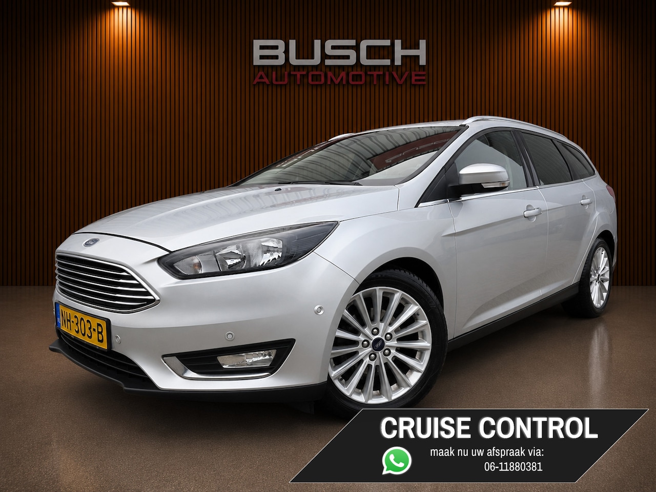 Ford Focus Wagon - 1.0 Titanium | 2e EIGENAAR | NAVI | KEYLESS | - AutoWereld.nl