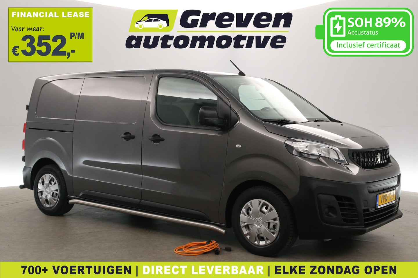 Opel Vivaro-e - Peugeot E-Expert 75 kWh L2H1 | Snelladen | SOH 89% | Airco | Cruise | Carplay | Parkeersen - AutoWereld.nl