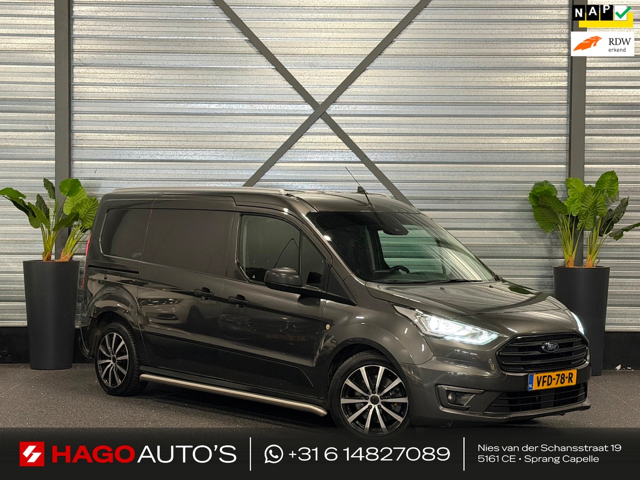 Ford Transit Connect - 1.5 EcoBlue L2 Trend BTW/AUT/LED/LEDER/NAVI/TREKHAAK/CRUISE/BLIND-SPOT/CLIMATE/CAMERA/APK - AutoWereld.nl