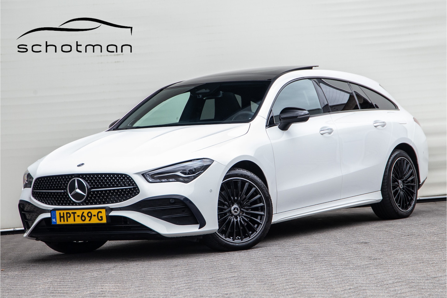 Mercedes-Benz CLA-klasse Shooting Brake - 250 e AMG Premium, Nightpack, Pano, Key-Less, Burmester, Hybrid 2024 - AutoWereld.nl