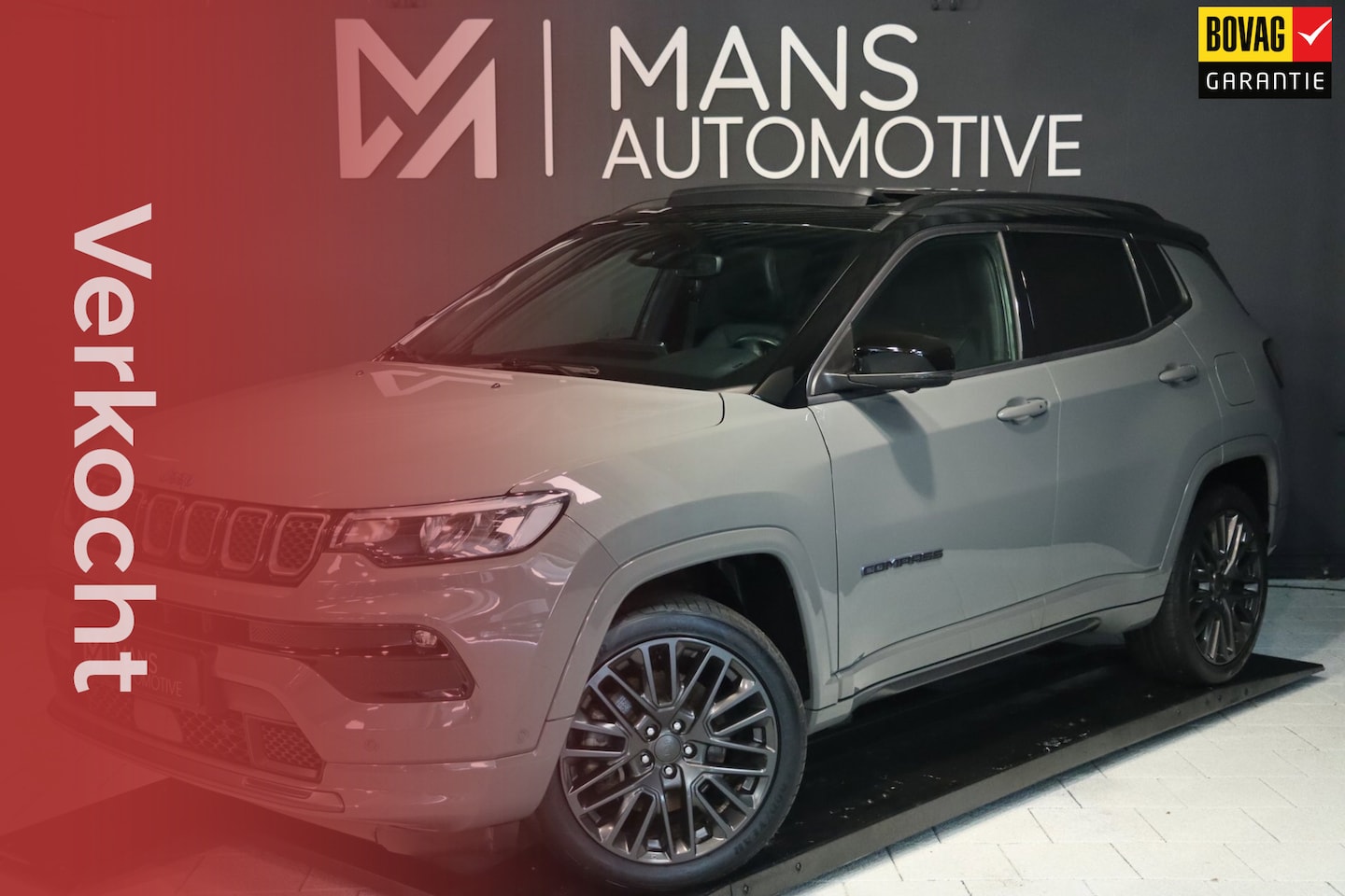 Jeep Compass - 4xe 240 Plug-in Hybrid Electric S / PANO / MEMORY / ACC / 360 / KEYLESS / ALPINE - AutoWereld.nl