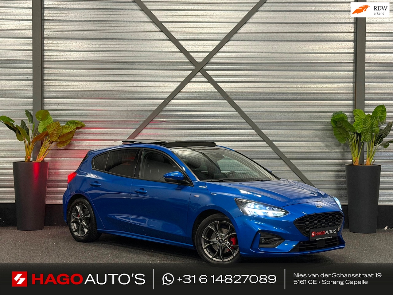 Ford Focus - 1.5 EcoBoost ST Line AUT/PANO/LED/B&O/NAVI/LANE-ASSIST/PDC/ACC/12-MND-GARANTIE - AutoWereld.nl