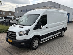 Ford Transit - 330 2.0 TDCI 130PK MHEV L3H2 Trend ✓ 3-zits ✓ navigatie ✓ camera ✓ imperiaal ✓ trekhaak 2,