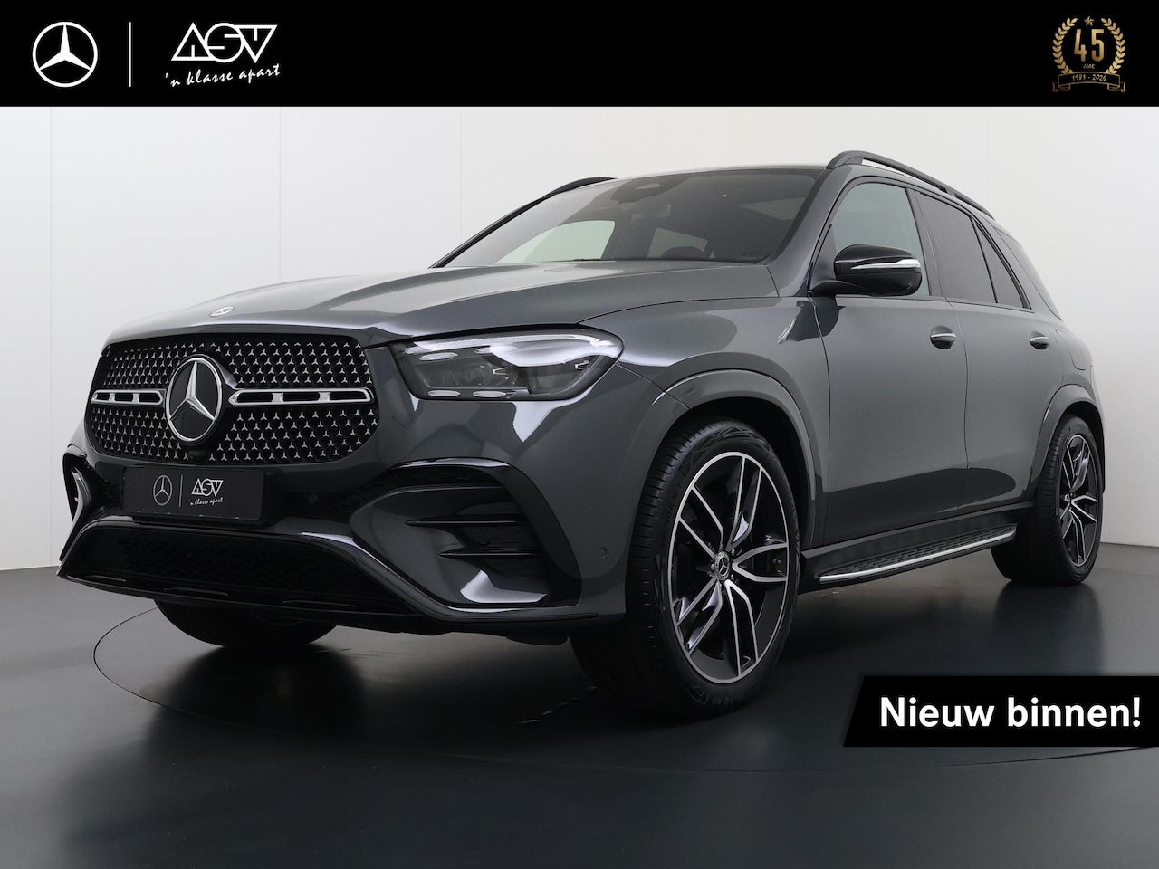 Mercedes-Benz GLE-Klasse - 400 e 4MATIC AMG Line Manufaktur Siliziumgrijs, Panoramadak, Wegklapbare trekhaak, Nightpa - AutoWereld.nl
