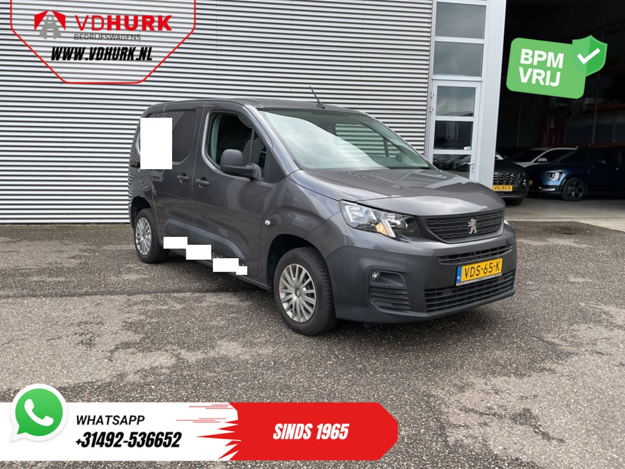 Peugeot Partner - 1.5 HDI 100 pk NL Auto/ Carplay/ PDC/ Cruise/ Trekhaak/ Airco - AutoWereld.nl