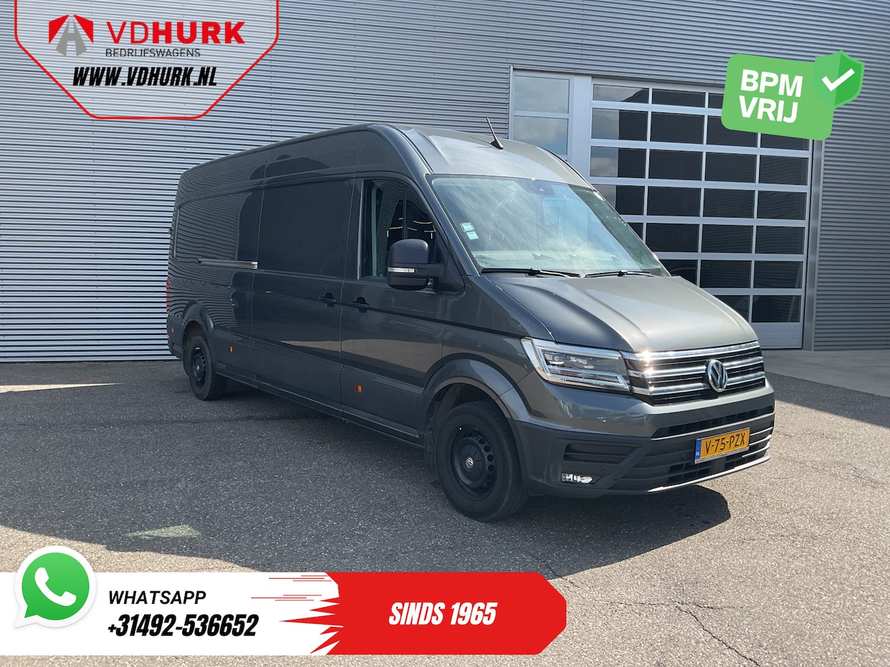 Volkswagen Crafter - 35 2.0 TDI 180 pk DSG Aut. L4H3 LED/ Adapt.cruise/ Gev.stoel/ Stoelverw./ Massage/ Carplay - AutoWereld.nl