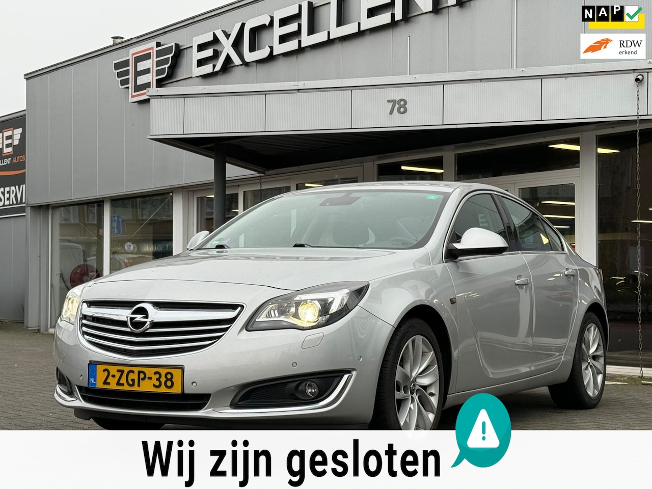 Opel Insignia - 1.6 T Cosmo Automaat - Navigatie - AutoWereld.nl