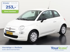 Fiat 500 - 1.0 Hybrid Pop | All-in 253, - Private Lease | Direct uit voorraad