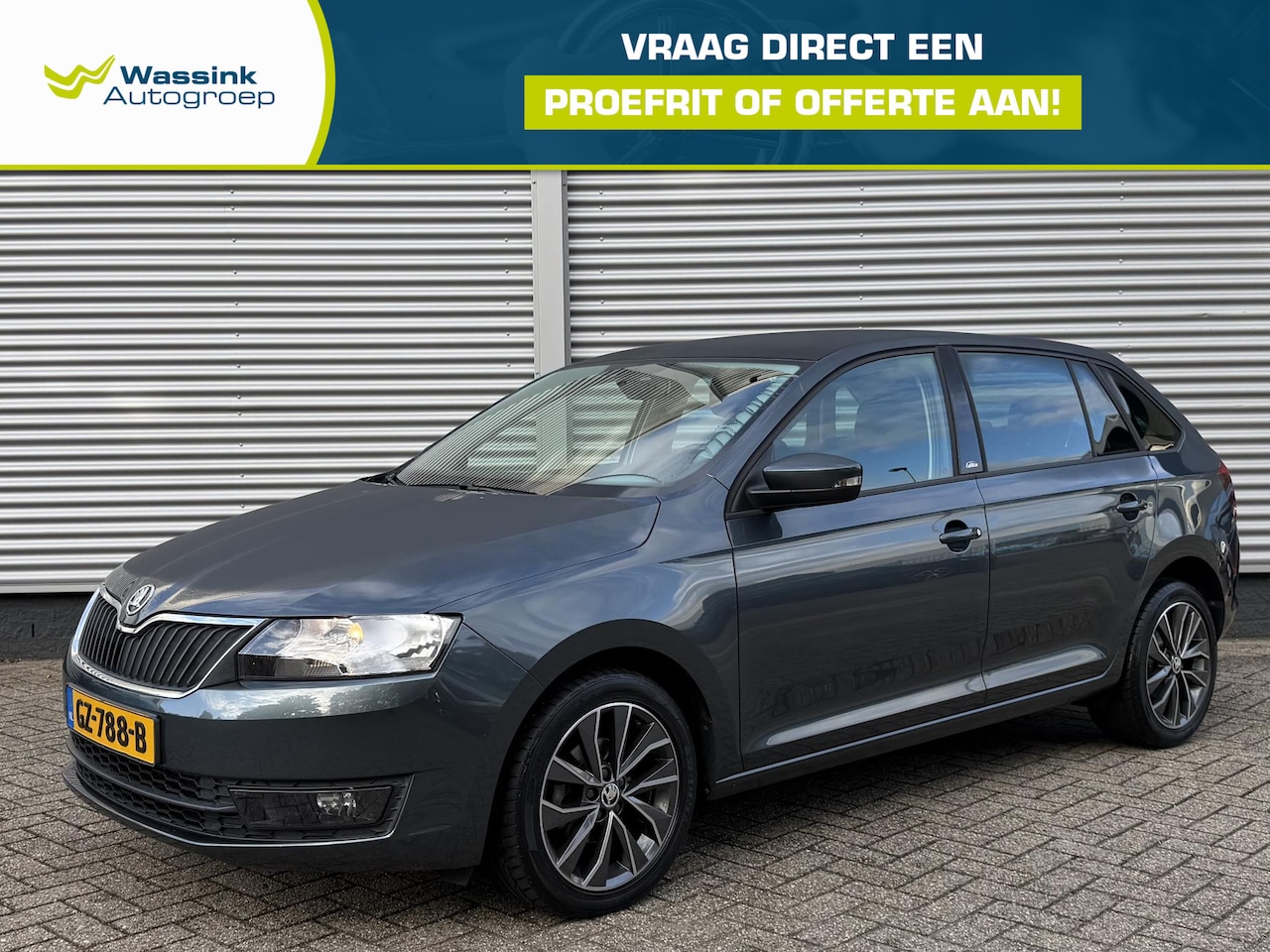 Skoda Rapid Spaceback - 1.2 TSI Greentech Edition | Panoramadak | Stoelverwarming | Navigatie | Climate Control | - AutoWereld.nl