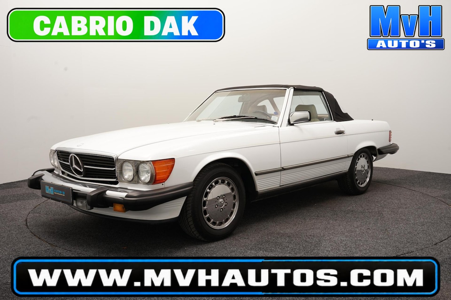Mercedes-Benz SL-klasse Cabrio - 560 SL|Roestvrij-Californische klassieker - AutoWereld.nl