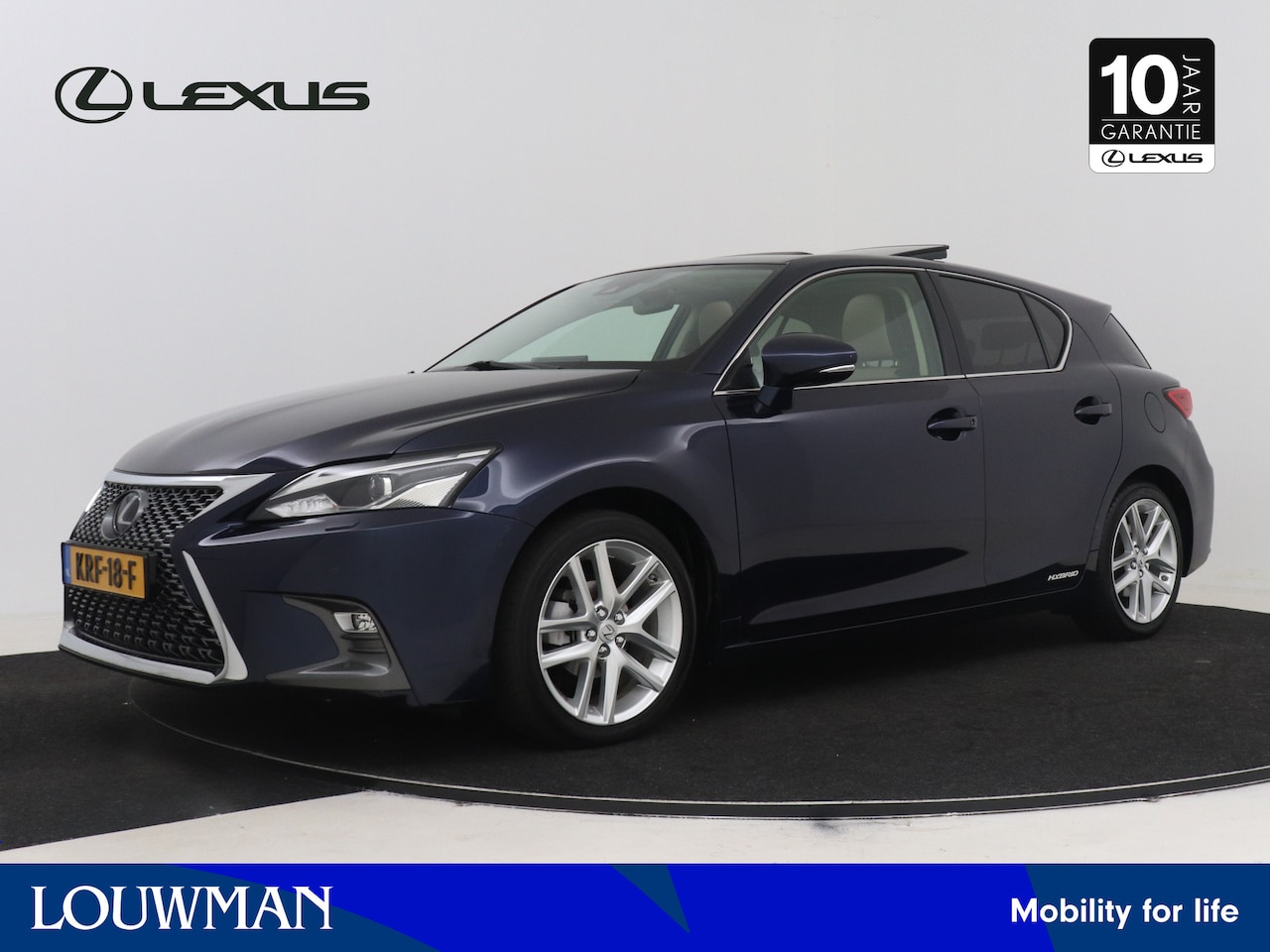 Lexus CT 200h - Luxury Line Electrisch bedienbaar glazen schuifkanteldak | Chateau/ Black leder | Mark Lev - AutoWereld.nl