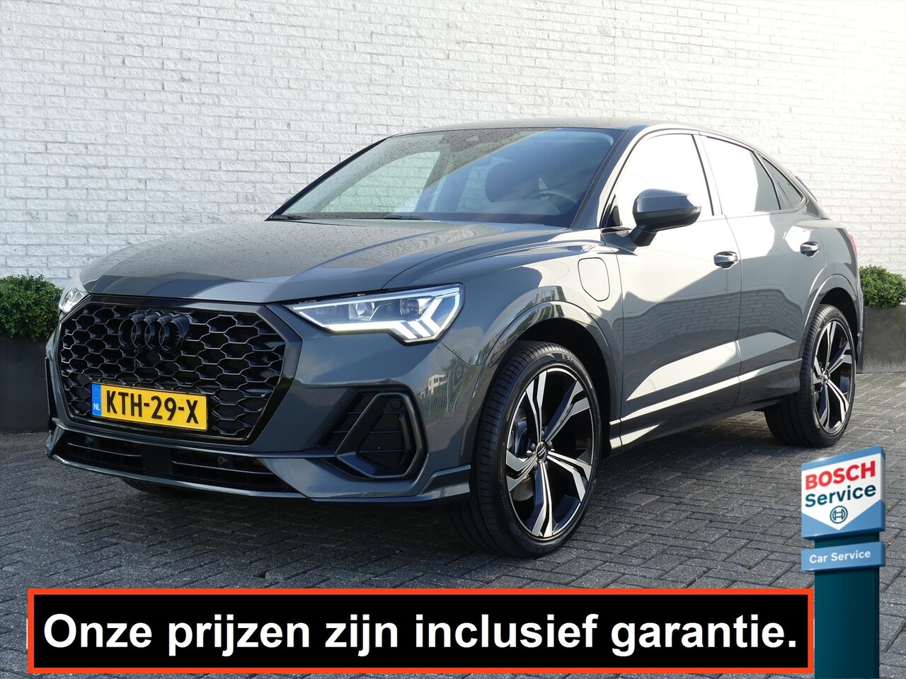 Audi Q3 Sportback - 45 TFSIe BLACK 245PK S-TRONIC TREKHAAK/ELEK.A-KLEP/ADAP.CRUISE/STOELVERW. - AutoWereld.nl