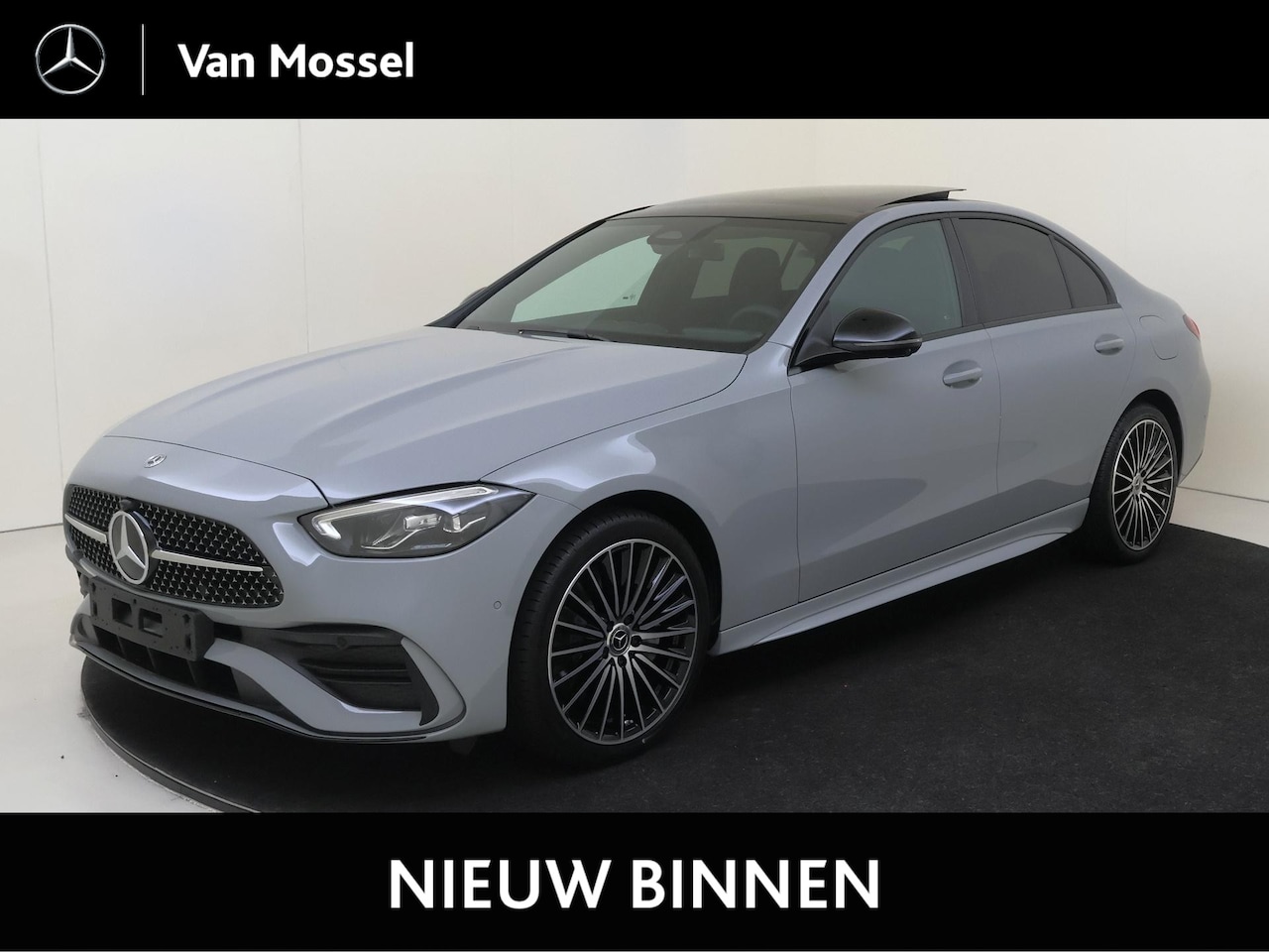 Mercedes-Benz C-klasse - 300 e 140 Years Edition AMG Line - Panoramadak - 360 Camera - Carplay - Memorypakket - 19 - AutoWereld.nl
