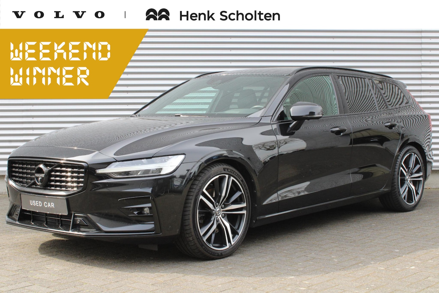 Volvo V60 - B3 Automaat R-Design | Sportstoelen | Harman Kardon | Adaptieve Bochtverlichting | 19'' Li - AutoWereld.nl