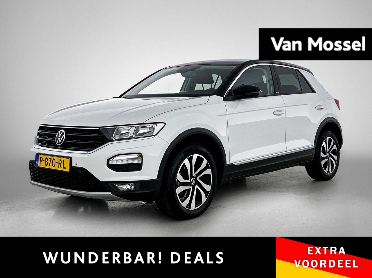 Volkswagen T-Roc - 1.5 TSI Style | 150 PK | Autromaat | Apple Carplay / Android Auto | Trekhaak | Parkeersens - AutoWereld.nl
