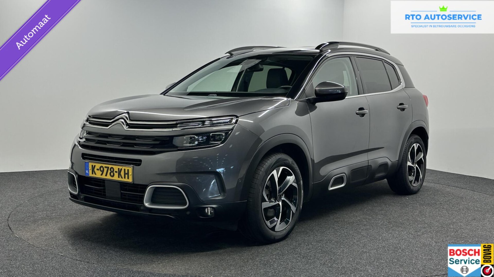 Citroën C5 Aircross - 1.2 PureTech Business Plus CAMERA LEER CARPLAY NAVI ECC ADAPTIEF CRUISE. - AutoWereld.nl