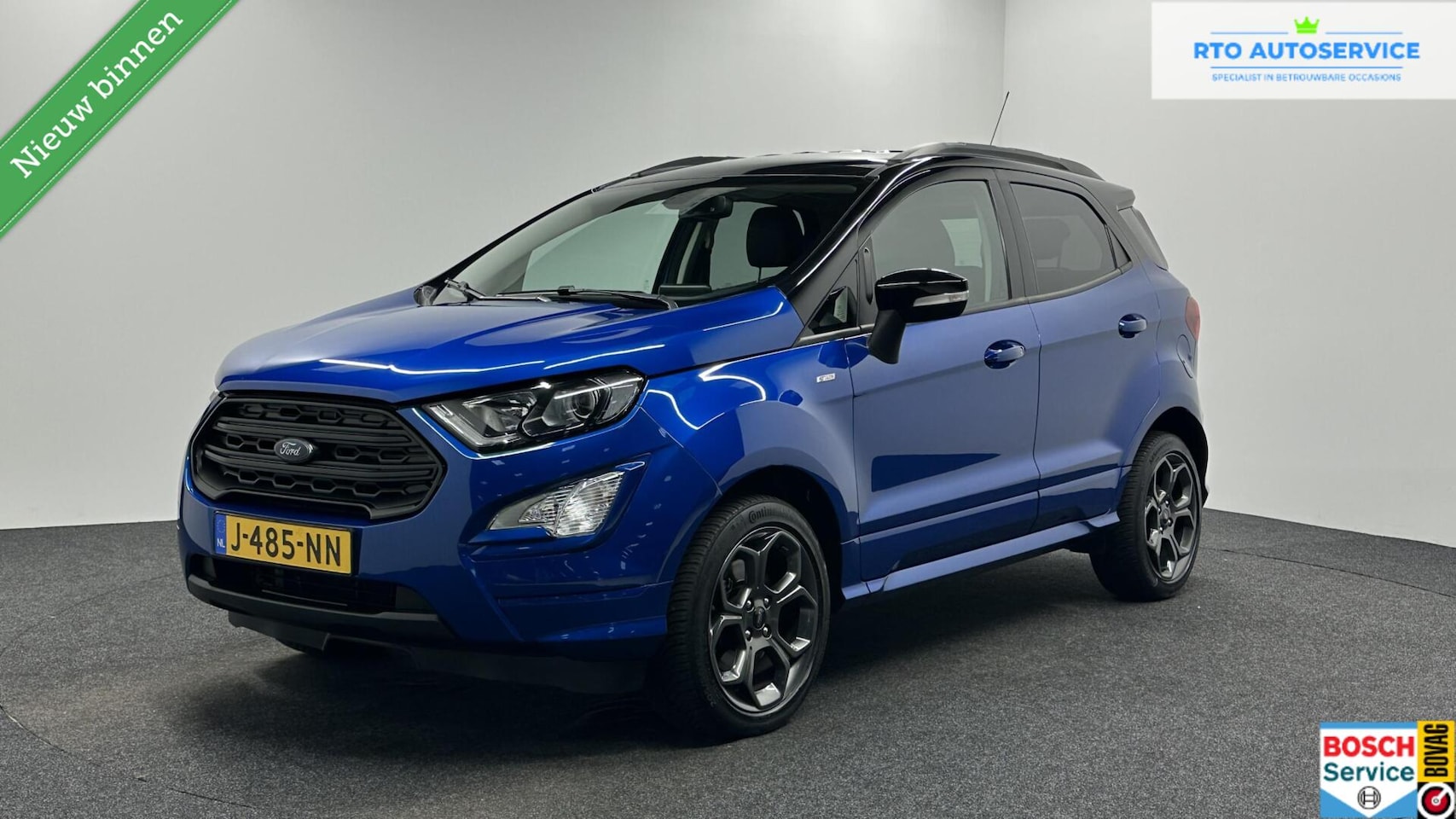 Ford EcoSport - 1.0 EcoBoost ST-Line Black NAVI CARPLAY STOE/STUURVERWARMING. - AutoWereld.nl