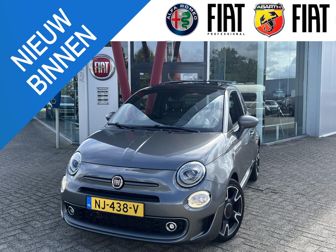 Fiat 500 - 0.9 TwinAir Turbo Sport | Automaat | Schuifdak | Navi | Automatische airco - AutoWereld.nl