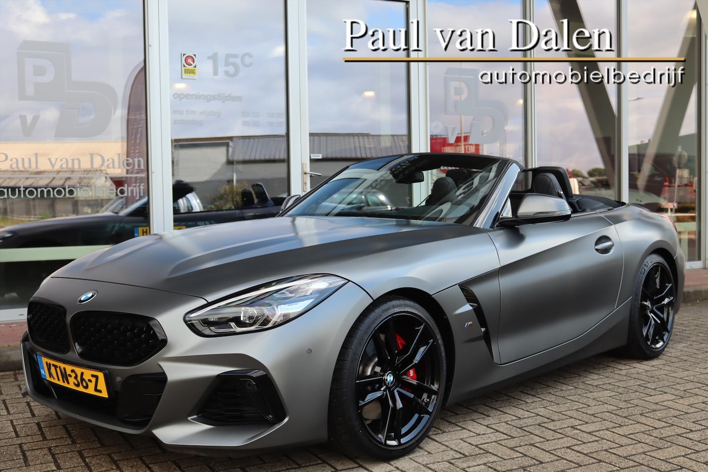 BMW Z4 Roadster - (g29) M40i 340PK M-SPORT SHADOW LINE Frozen Grey | Adapt.Onderstel | Head-Up | Harman Kard - AutoWereld.nl