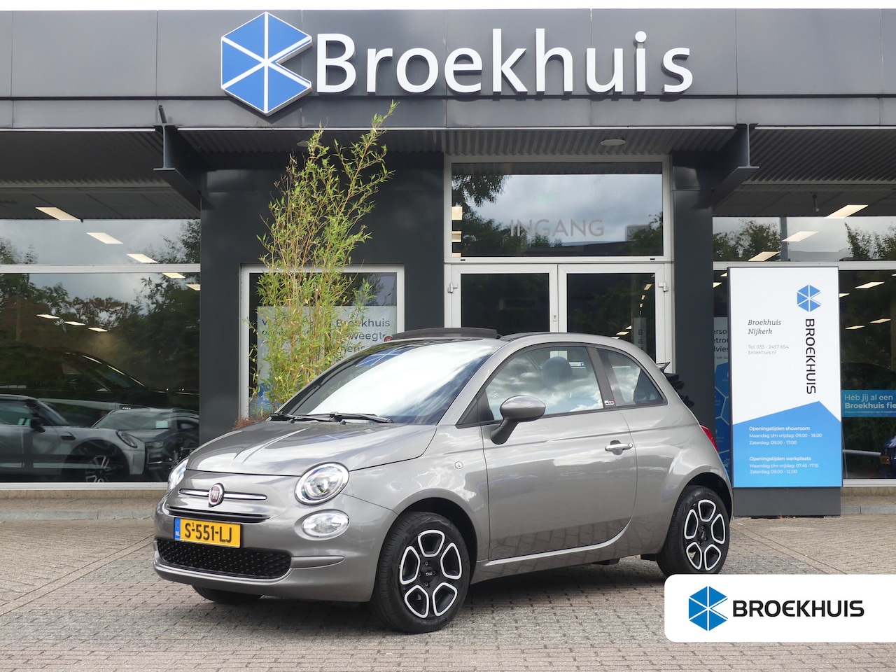 Fiat 500 C - 1.0 Hybrid Club | ELEKTRISCH SCHUIFDAK | PARKEERSENSOREN | CRUISE | AIRCO | APPLE CARPLAY - AutoWereld.nl