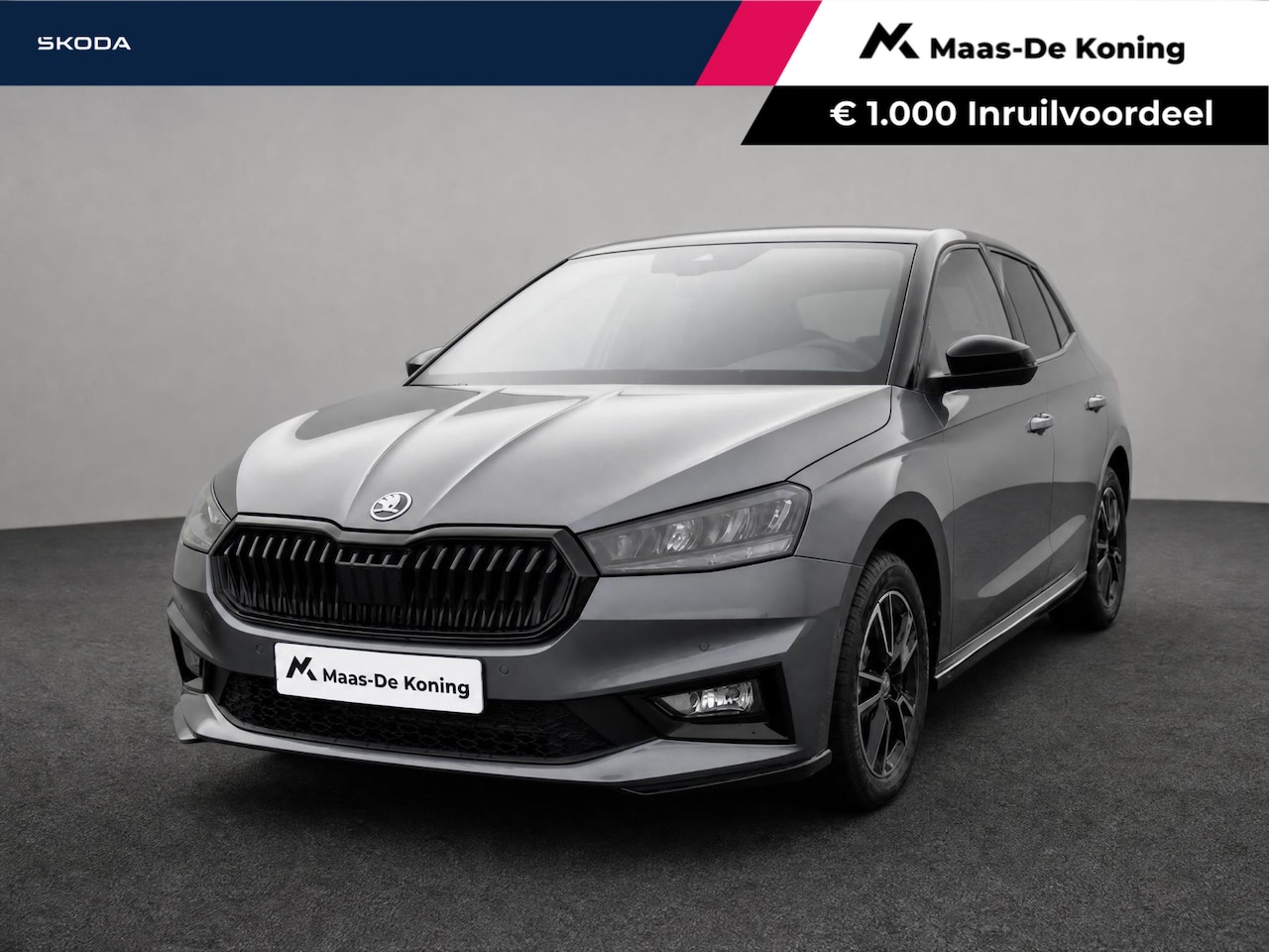 Skoda Fabia - Monte Carlo 1.0 TSI 70 kW / 95 PK Hatchback 5 vers nelingen | Graphite Grey | 1000,- inrui - AutoWereld.nl