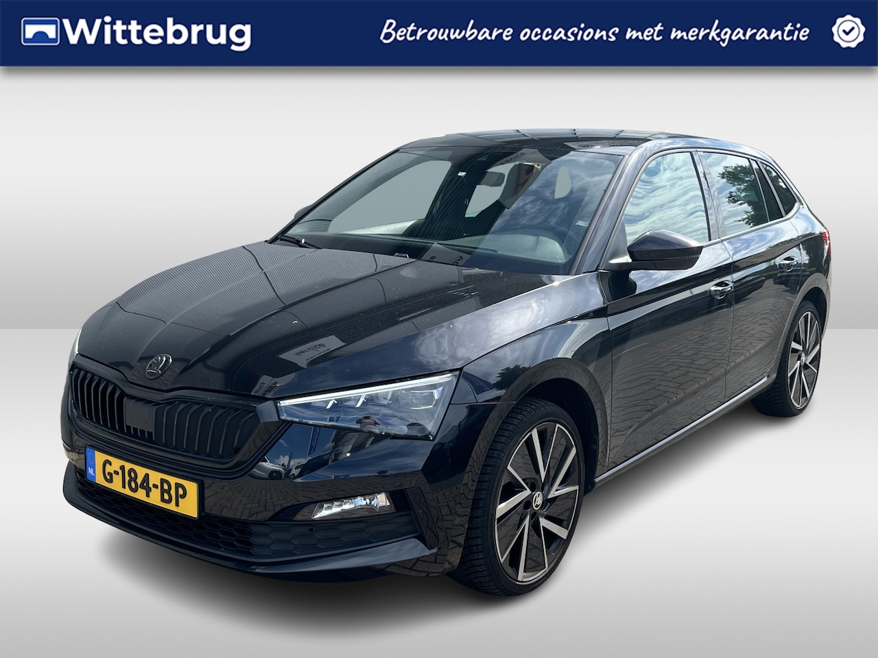 Skoda Scala - 1.5 TSI Sport Business / AUTOMAAT/ TREKHAAK/ CRUISE/ SMARTLINK/ PARK. SENSOREN/ CLIMATE/ S - AutoWereld.nl