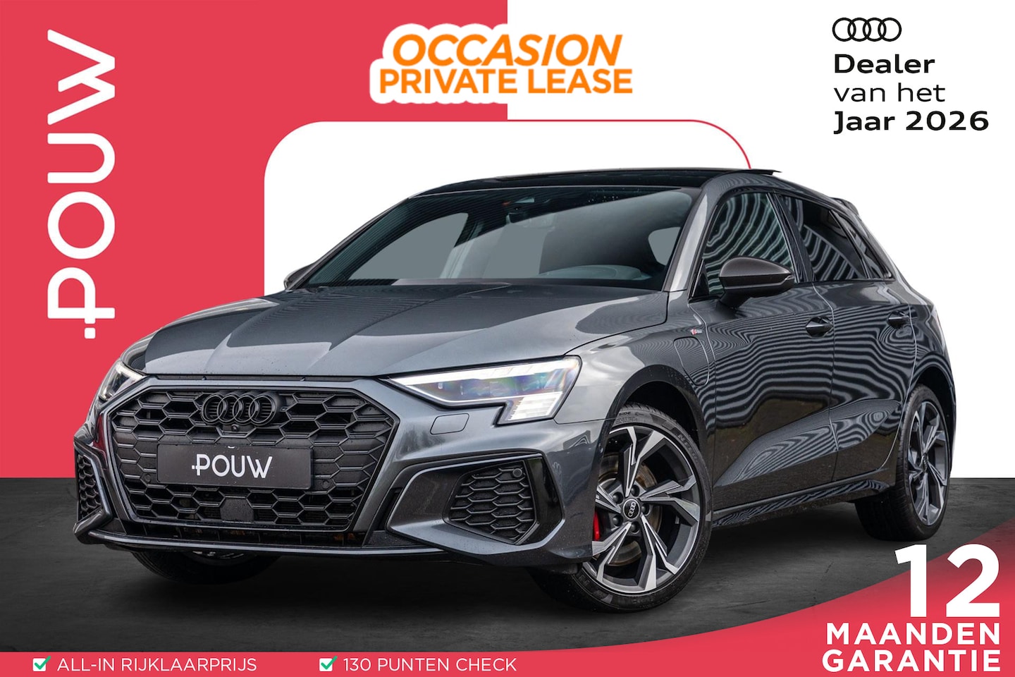 Audi A3 Sportback - 45 TFSIe 245pk PHEV S Edition Competition | SoH 95% | Panoramadak | Bang&Olufsen 3D | Head - AutoWereld.nl