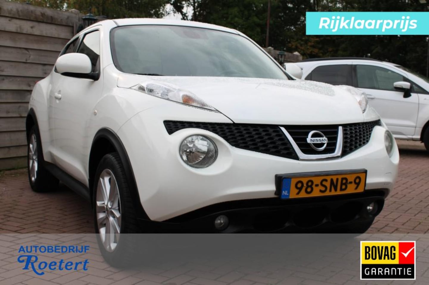 Nissan Juke - 1.6 117pk Tekna leer/ECC/navi/cruise/camera/trekhaak - AutoWereld.nl