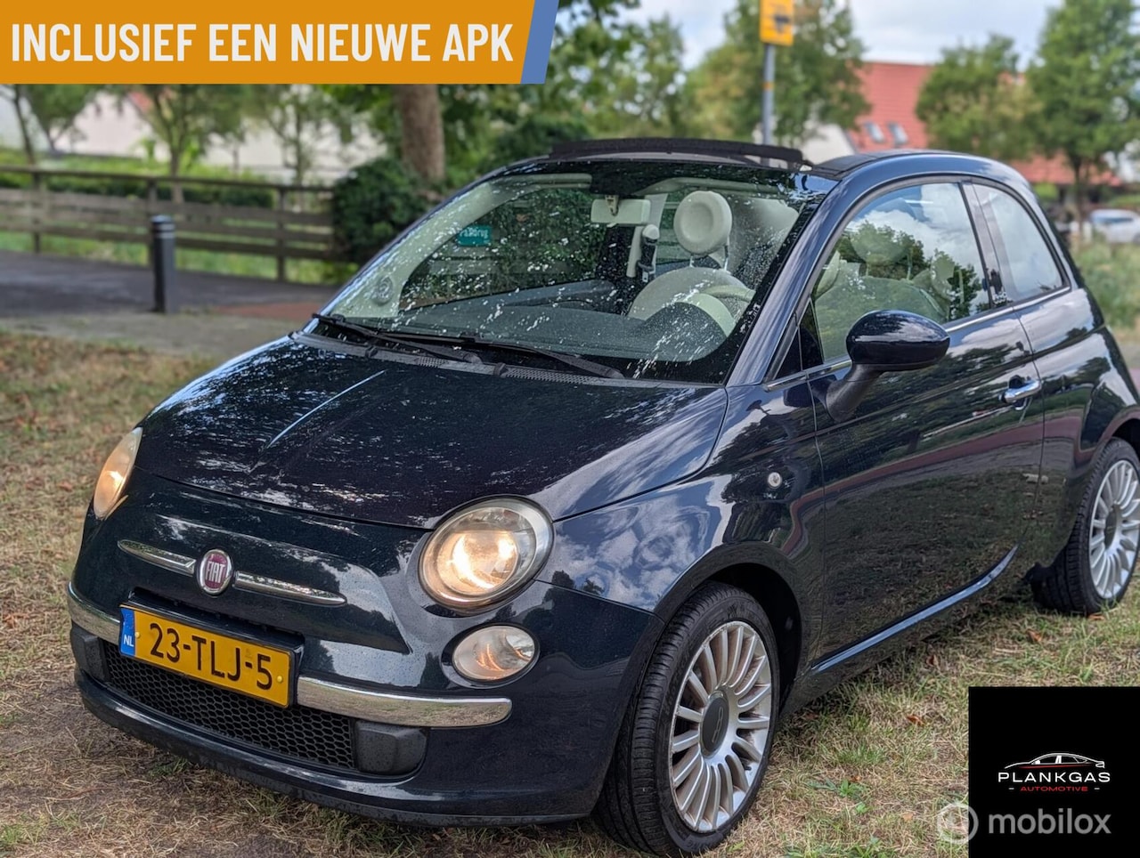 Fiat 500 - 1.2 Lounge - CABRIO AUTOMAAT - AutoWereld.nl