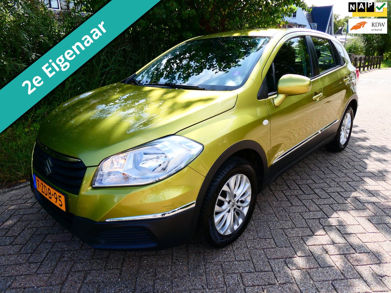 Suzuki SX4 S-Cross - 1.6 Comfort 120pk 2e eig. Airco Cruise Navi Trekhaak 1200kg. - AutoWereld.nl