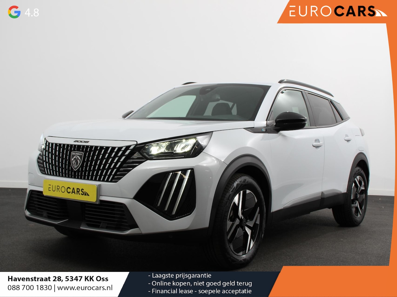 Peugeot e-2008 - EV Allure Pack 54 kWh Navigatie Apple Carplay/Android Auto Climate Control Parkeer sensore - AutoWereld.nl