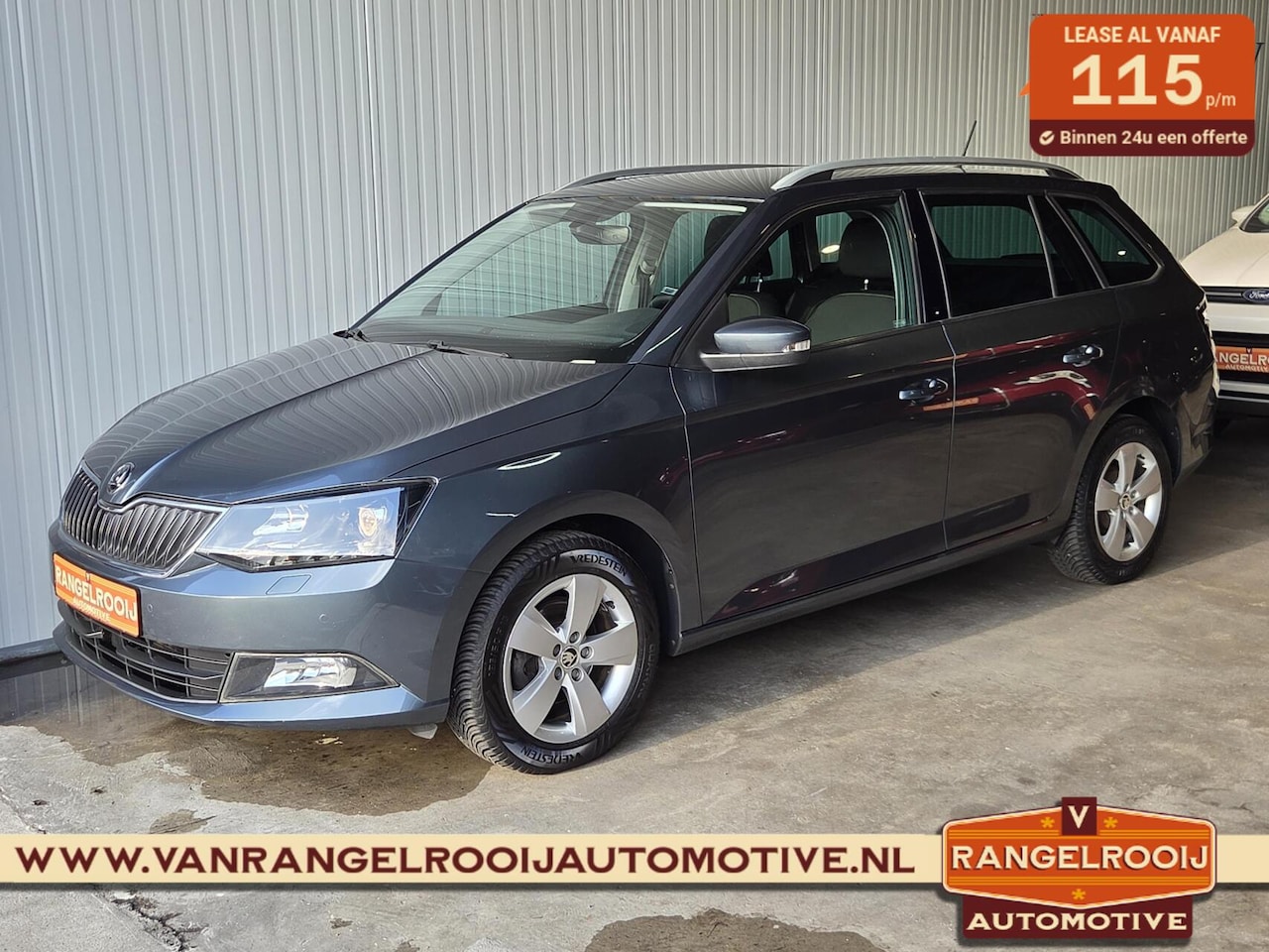 Skoda Fabia Combi - 1.2 TSI Style Business 1.2 TSI Style Business, trekh., clima, stoelverw., 15" lmv - AutoWereld.nl