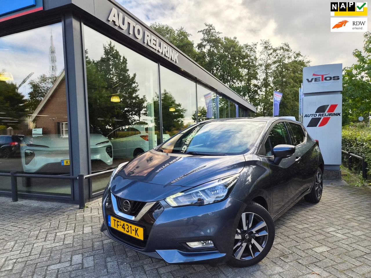 Nissan Micra - 0.9 IG-T N-Connecta/CAMERA/NAVI/CRUISE/LMV - AutoWereld.nl