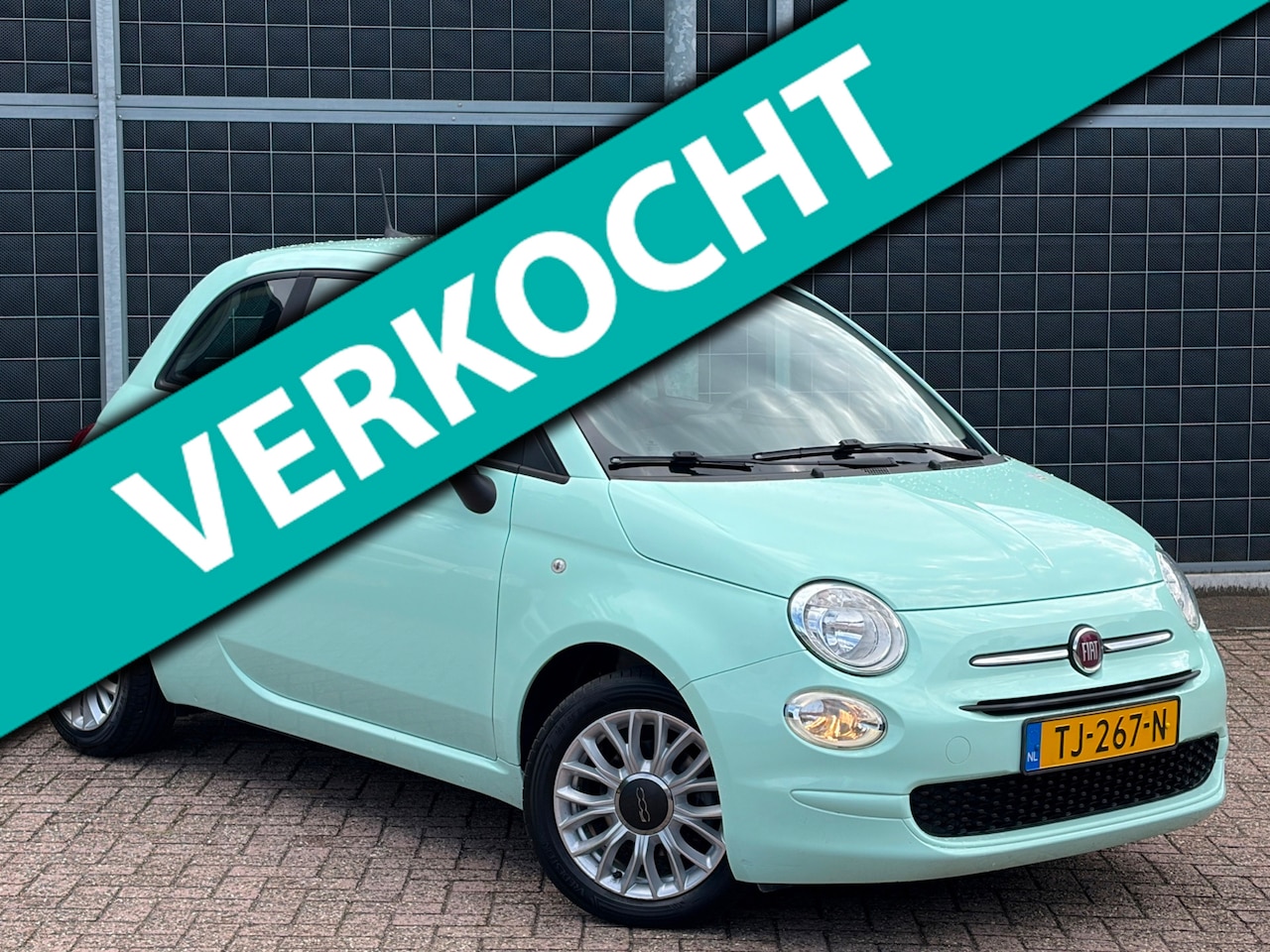 Fiat 500 - 1.2 Popstar | Verde Lattementa | incl. 12 maanden Garantie - AutoWereld.nl