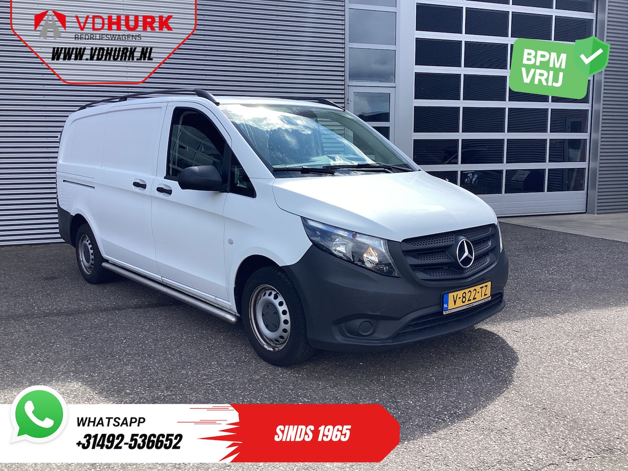 Mercedes-Benz Vito - 111 CDI L2 NL Auto/ Cruise/ Trekhaak/ Navi/ Trekhaak/ Sidebars - AutoWereld.nl