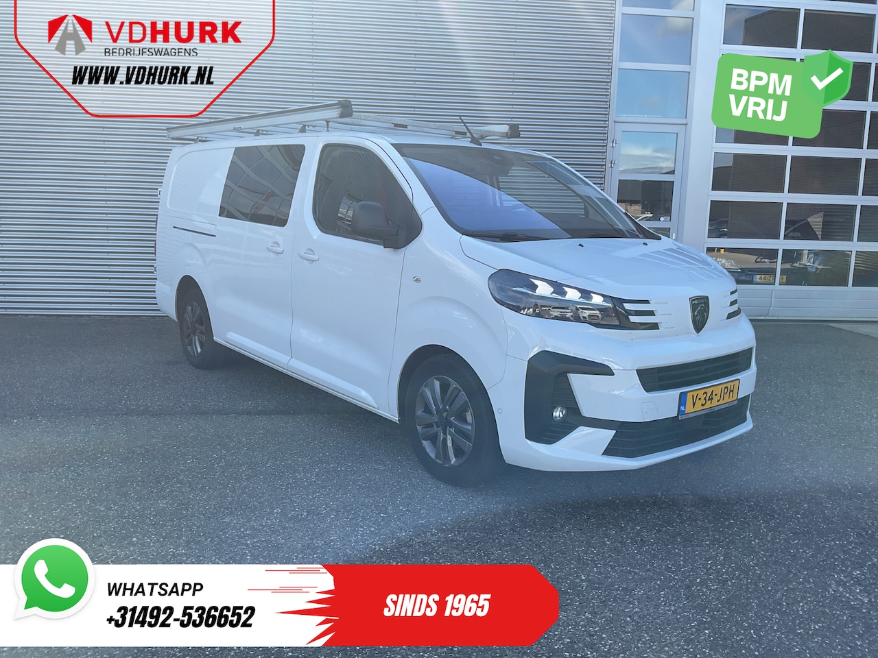 Peugeot Expert - 2.0 HDi 180 pk Aut. DC Dubbel cabine LED/ Imperiaal/ Stuurverw./ Carplay/ Navi/ Camera/ Cl - AutoWereld.nl