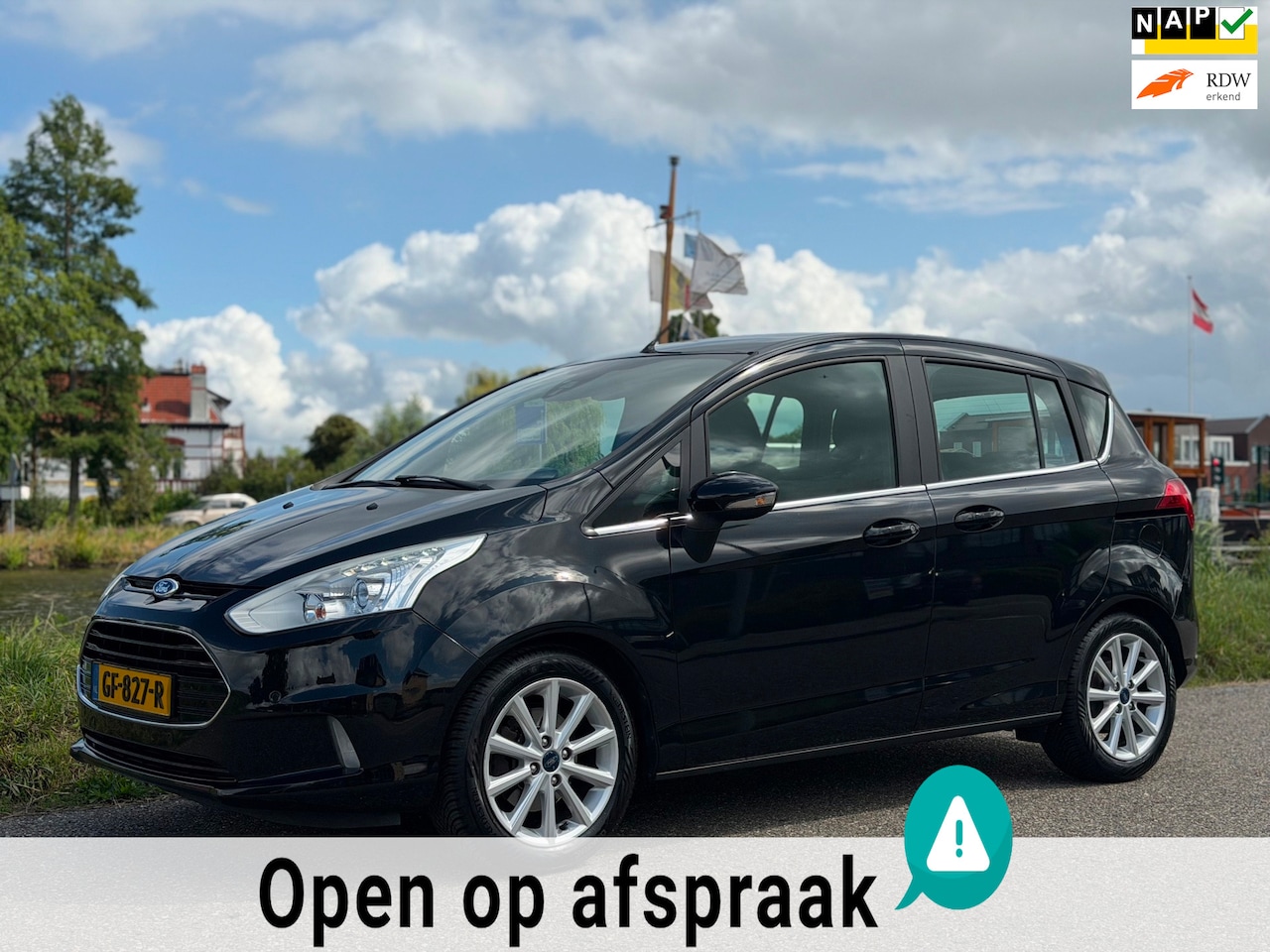 Ford B-Max - 1.0 EcoBoost Titanium CLIMA CRUISE PDC CAMERA LED 2E EIG TREKHAAK - AutoWereld.nl