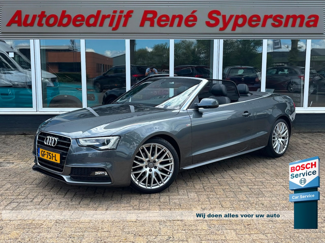 Audi A5 Cabriolet - 1.8 TFSI Sport Edition | S-Line | B&O | Trekhaak | Nek Verwarming | Bluetooth - AutoWereld.nl