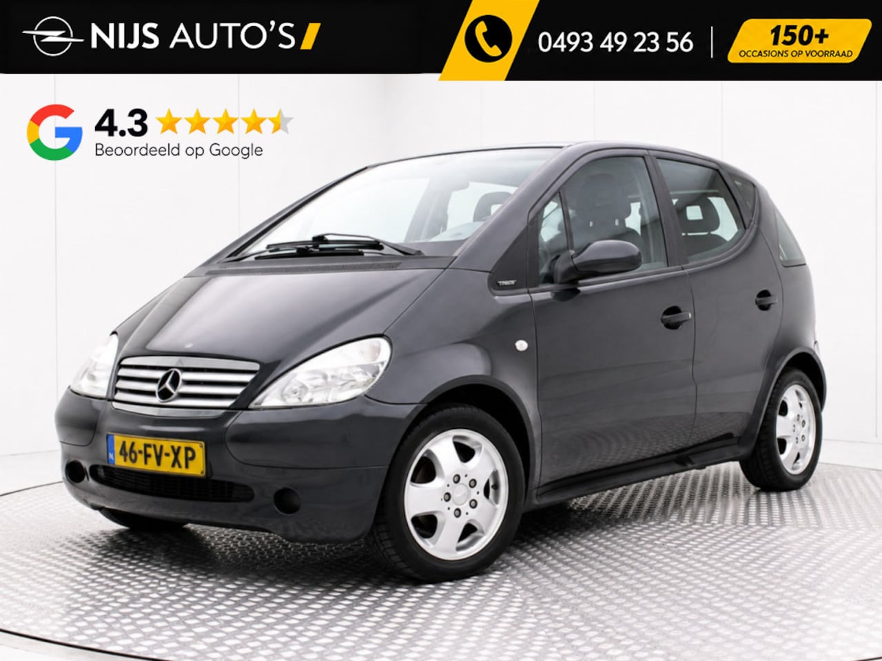 Mercedes-Benz A-klasse - 140 Classic Fun | trekhaak | elektr. schuifdak | centrale deurvergrendeling met afst. - AutoWereld.nl