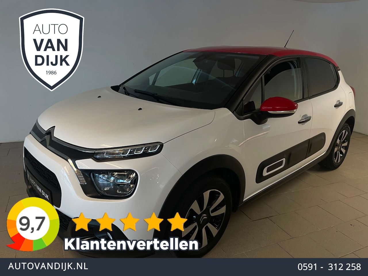 Citroën C3 - 1.2 PureTech Feel Edition AIRCO NAVI CRUISE APPLE CARPLAY VELGEN BLUETOOTH NETTE AUTO - AutoWereld.nl