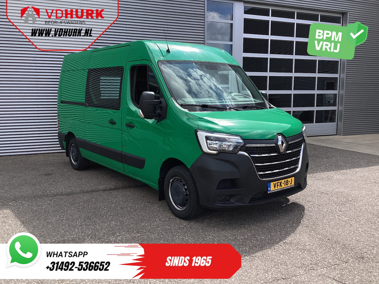 Renault Master - 2.3 dCi 150 pk L2H2 NL Auto/ Carplay/ Cruise/ Camera/ PDC/ Navi/ Trekhaak/ DAB/ Airco - AutoWereld.nl