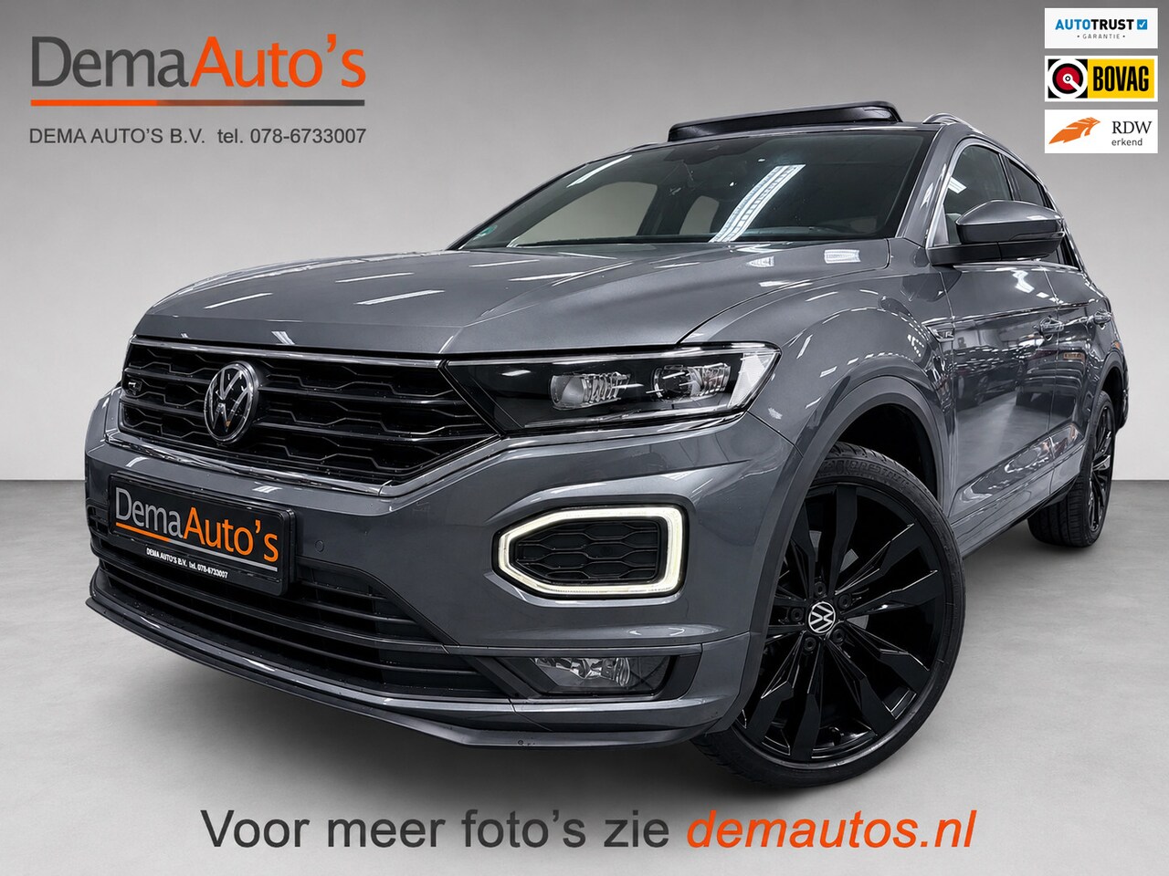 Volkswagen T-Roc - 1.5 TSI Sport 2X R-LINE PANO/V-COCKPIT/LED/CAM/ADAPT-CRUISE/DAB/CARPLAY/// - AutoWereld.nl