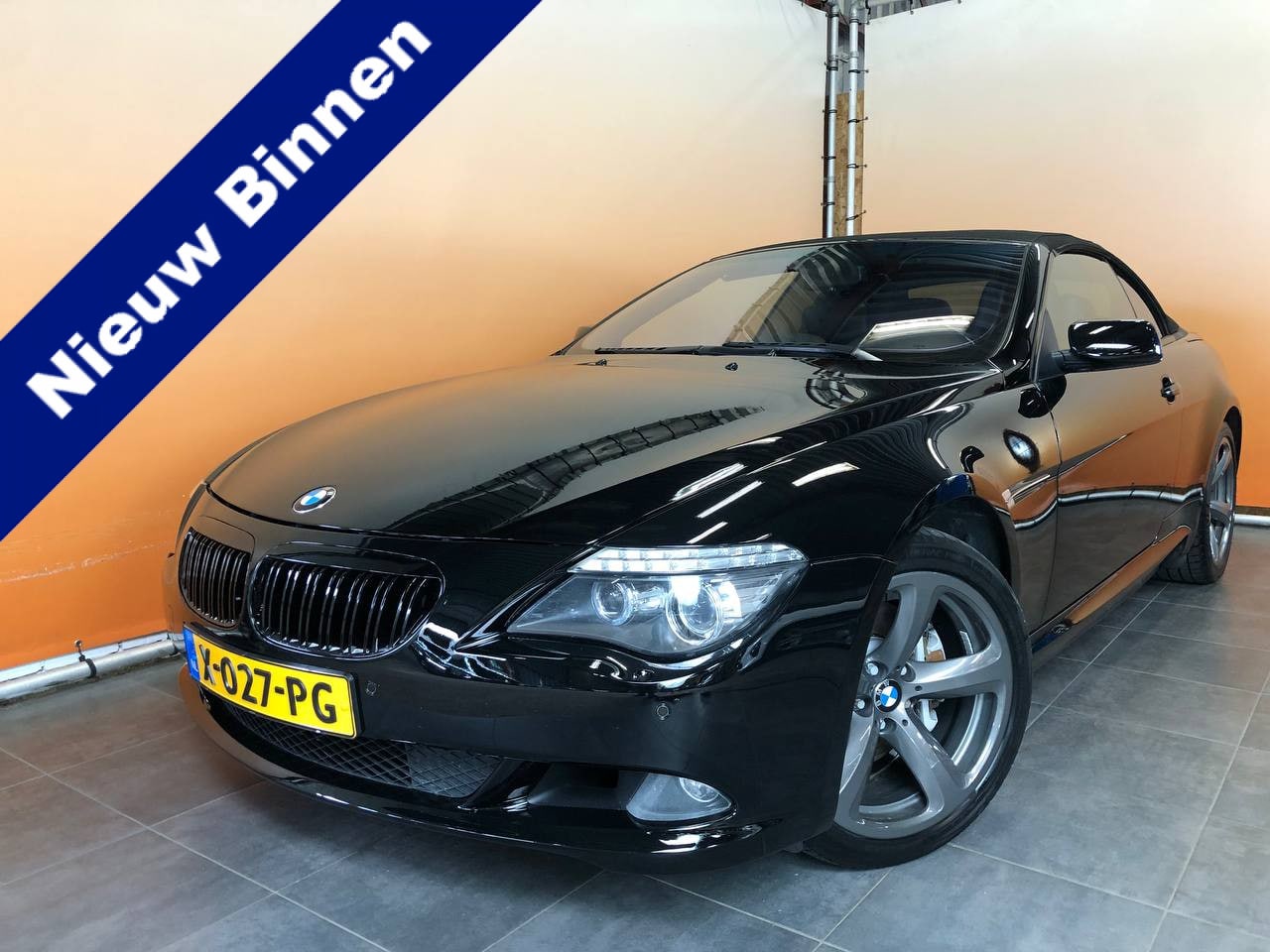 BMW 6-serie Cabrio - 630i youngtimer leer | carplay | winterset | windscherm xenon | stoelverwarming - AutoWereld.nl