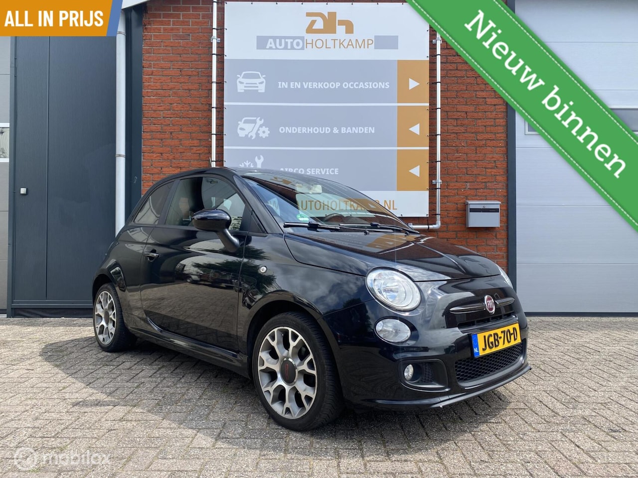Fiat 500 - S 1.2 SPORT CARPLAY AIRCO LM - AutoWereld.nl