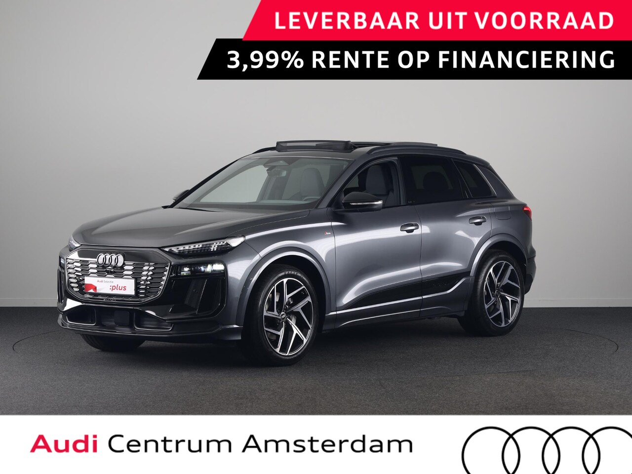 Audi Q6 e-tron - S edition 83 Kwh 252 pk | Glazen panoramadak | Trekhaak, mechanisch draaibaar | Exterieurp - AutoWereld.nl