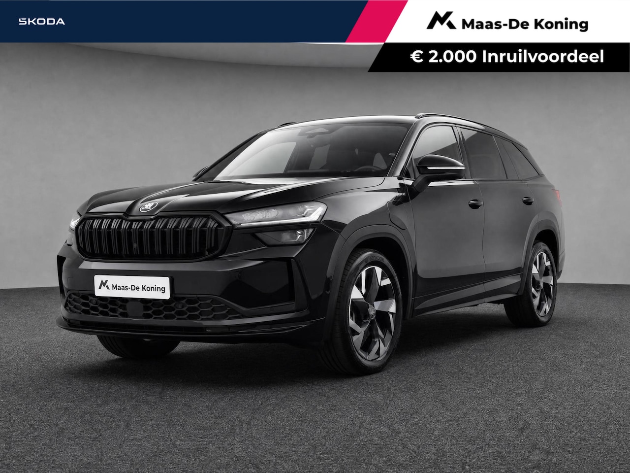 Skoda Kodiaq - Sportline Business 1.5 TSI PHEV 150 kW / 204 PK | Black Magic | 19'' tirsuli aero velgen | - AutoWereld.nl