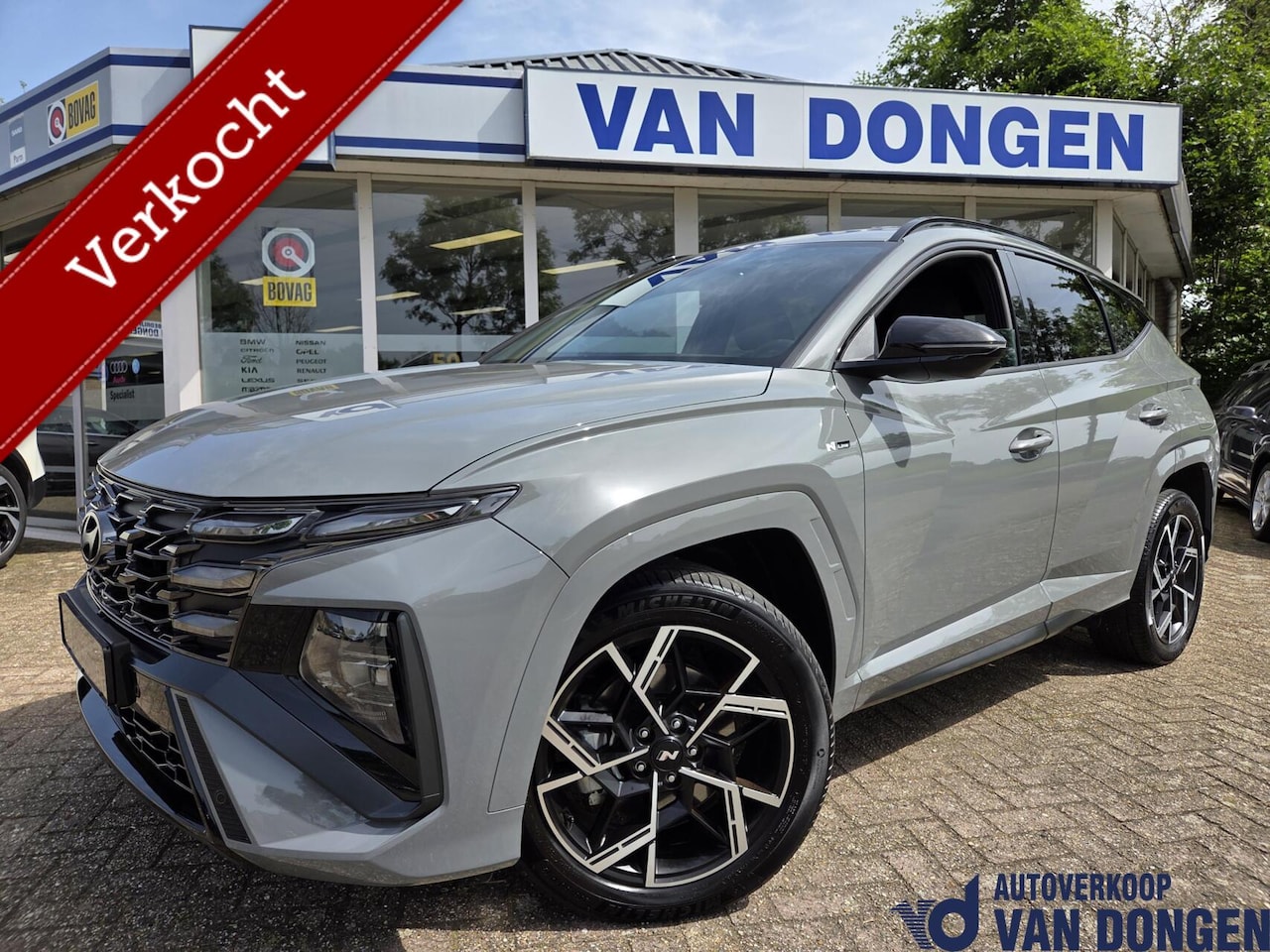 Hyundai Tucson - 1.6 T-GDI HEV N Line | 2025 / 6.000 km | Full Hybrid 215 PK | Shadow Grey - AutoWereld.nl